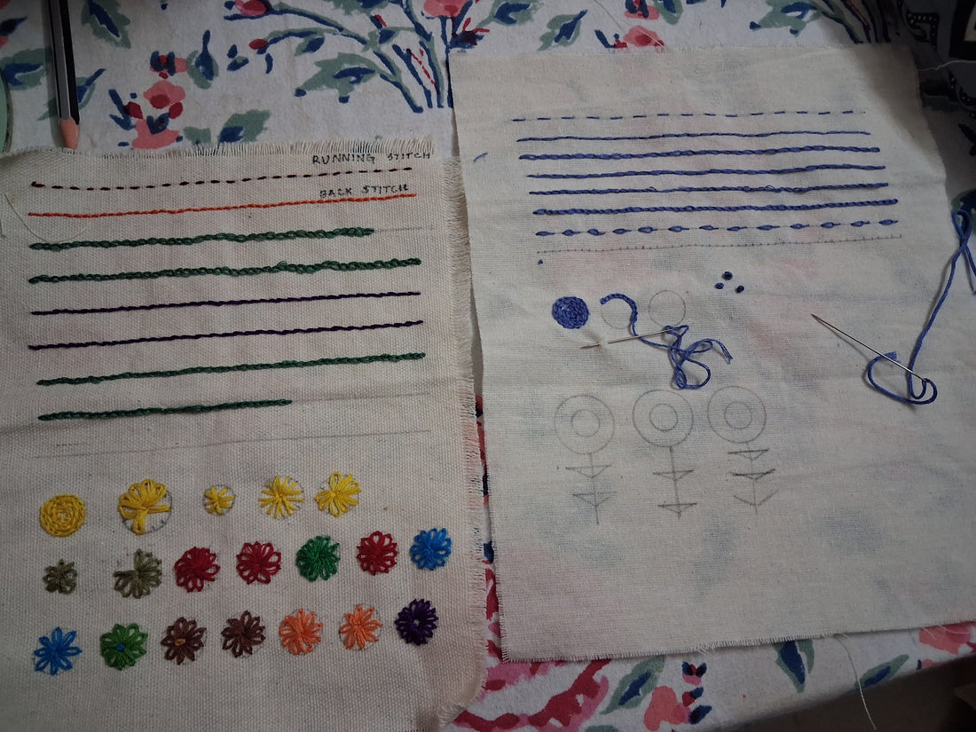 Our Embroidery Circle: A Running Thread
