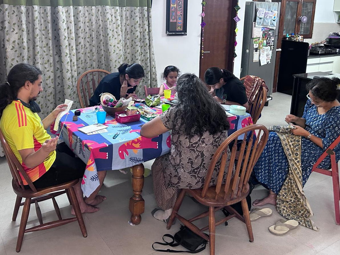 Our Embroidery Circle: A Running Thread