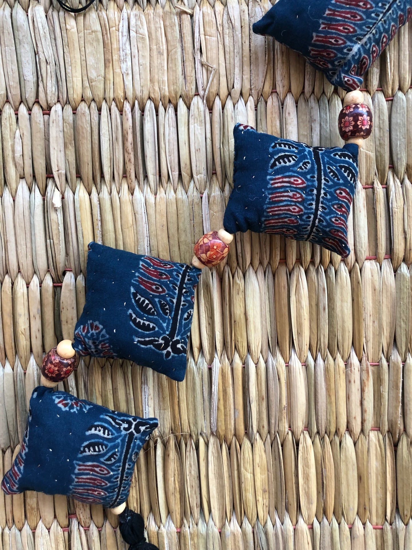 Trees and Fireflies: Soft Wall Hanging