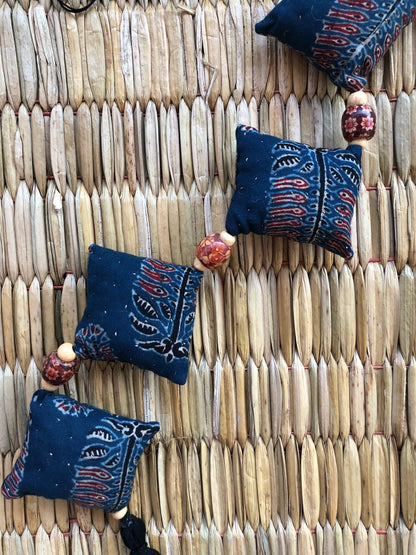 Trees and Fireflies: Soft Wall Hanging