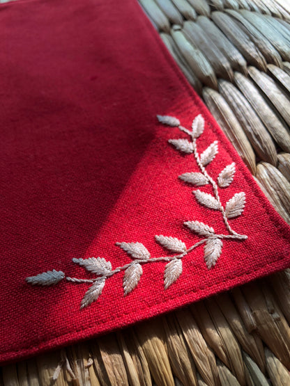 Red & Gold Puja Mat