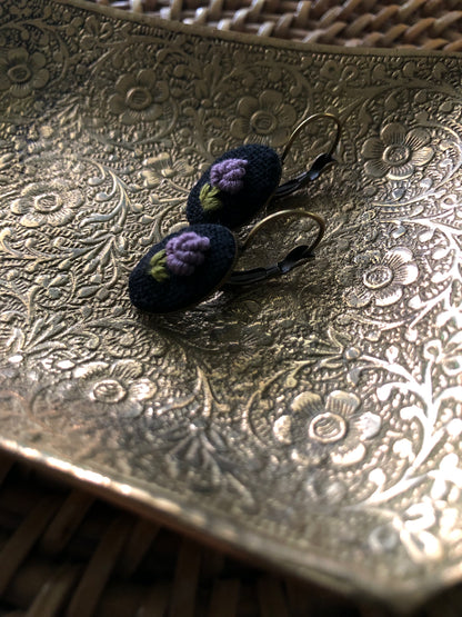 Lavender Sprig Earrings