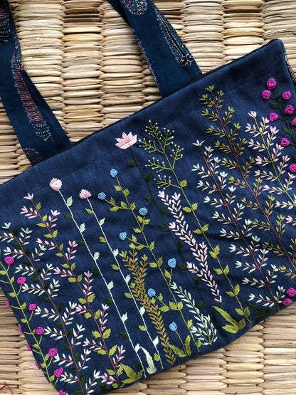 Ajrakh Meadow Handbag