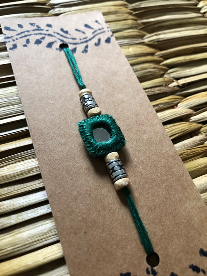 Mirror Work Rakhi