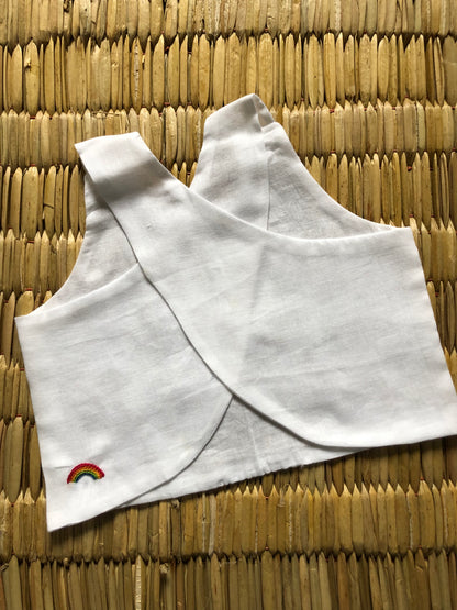 Muslin Jhabla & Bonnet Set