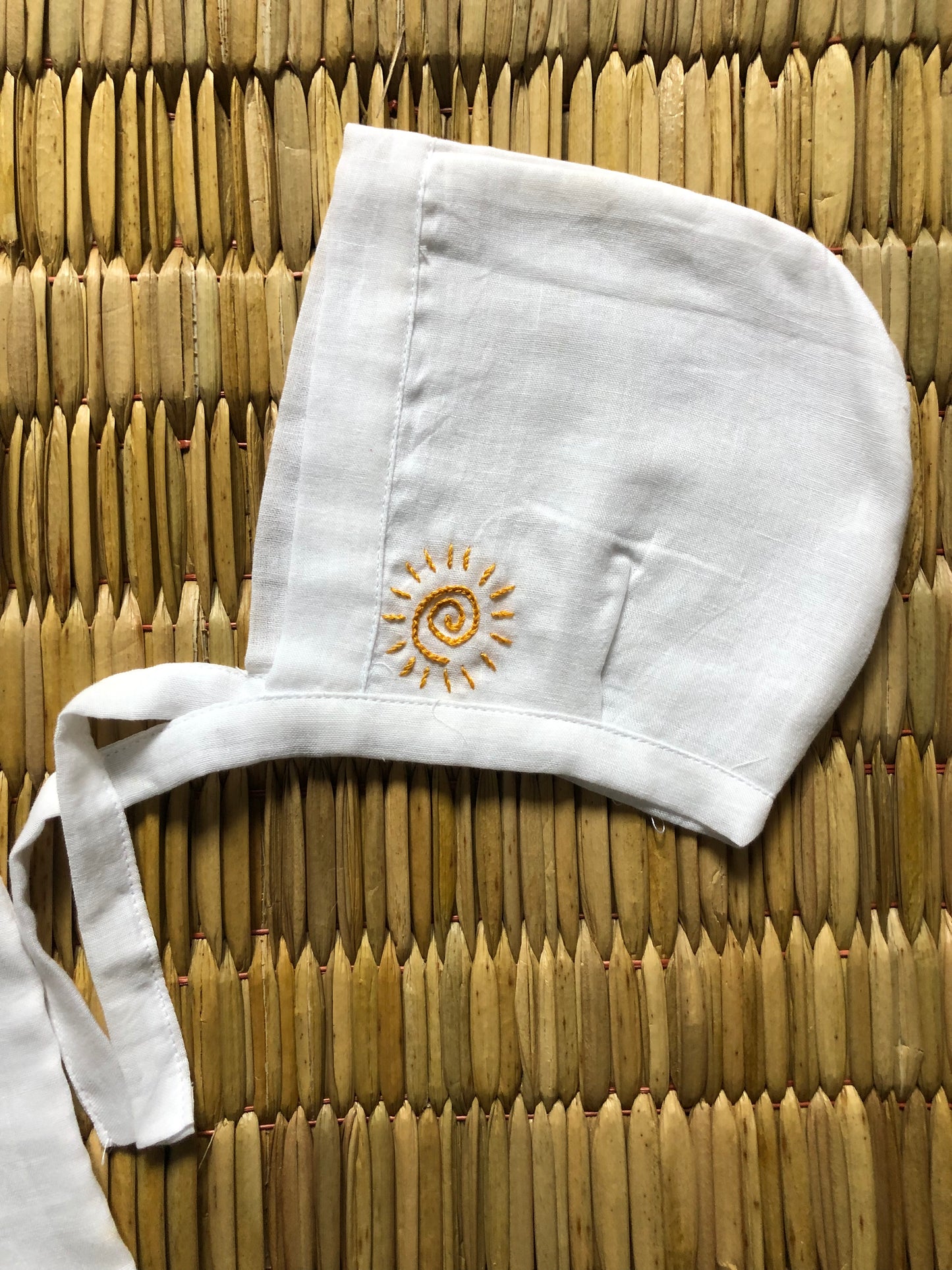 Muslin Jhabla & Bonnet Set
