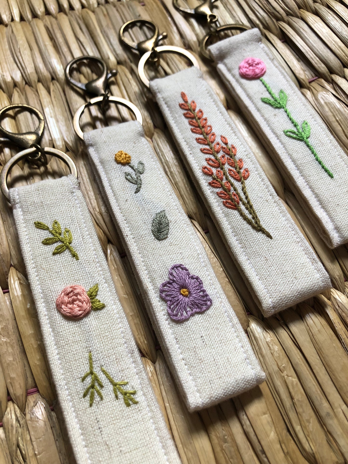 Embroidered Wristlets (set of 4)