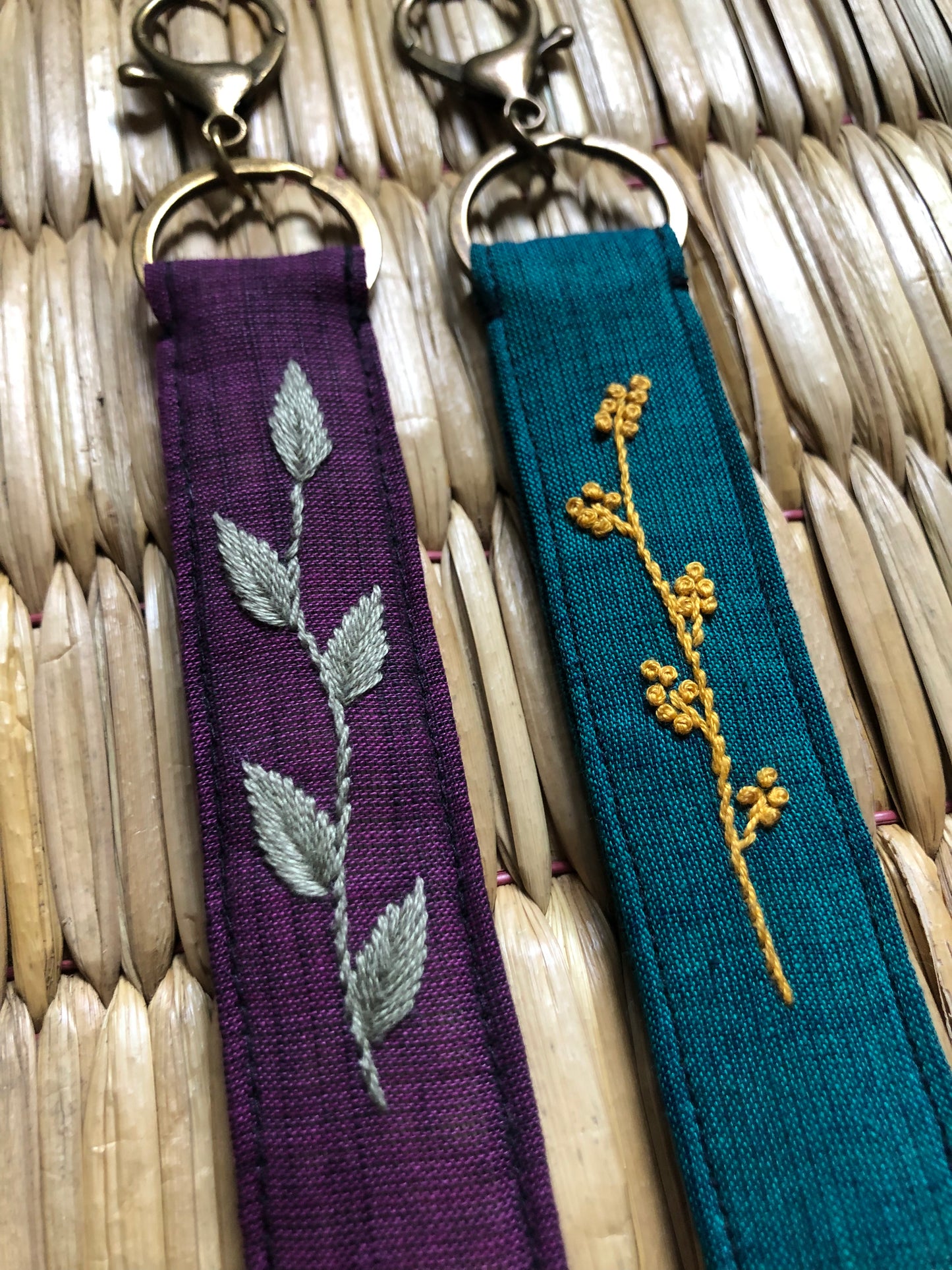 Embroidered Wristlets (set of 2)