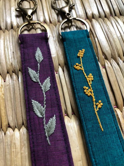 Embroidered Wristlets (set of 2)
