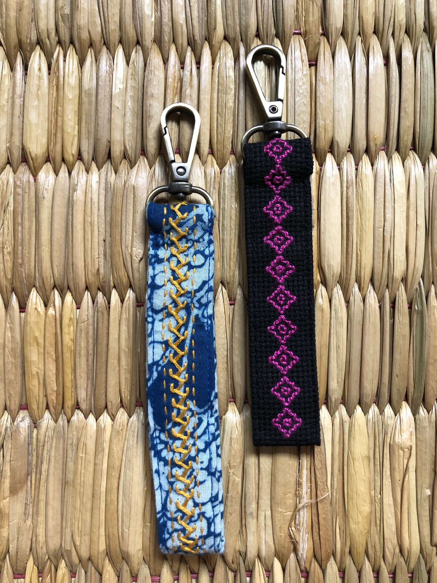 Embroidered Wristlets (set of 2)
