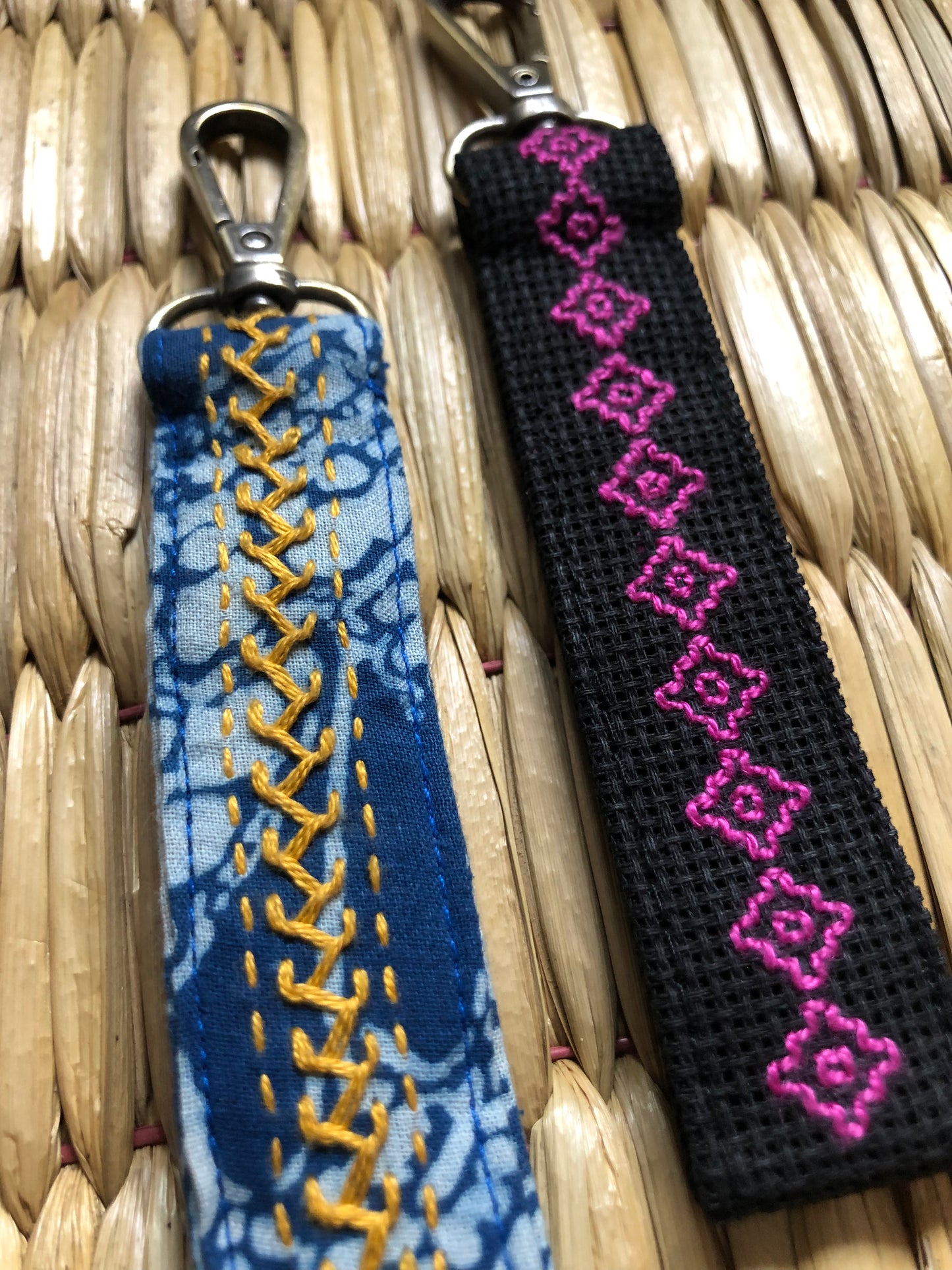 Embroidered Wristlets (set of 2)