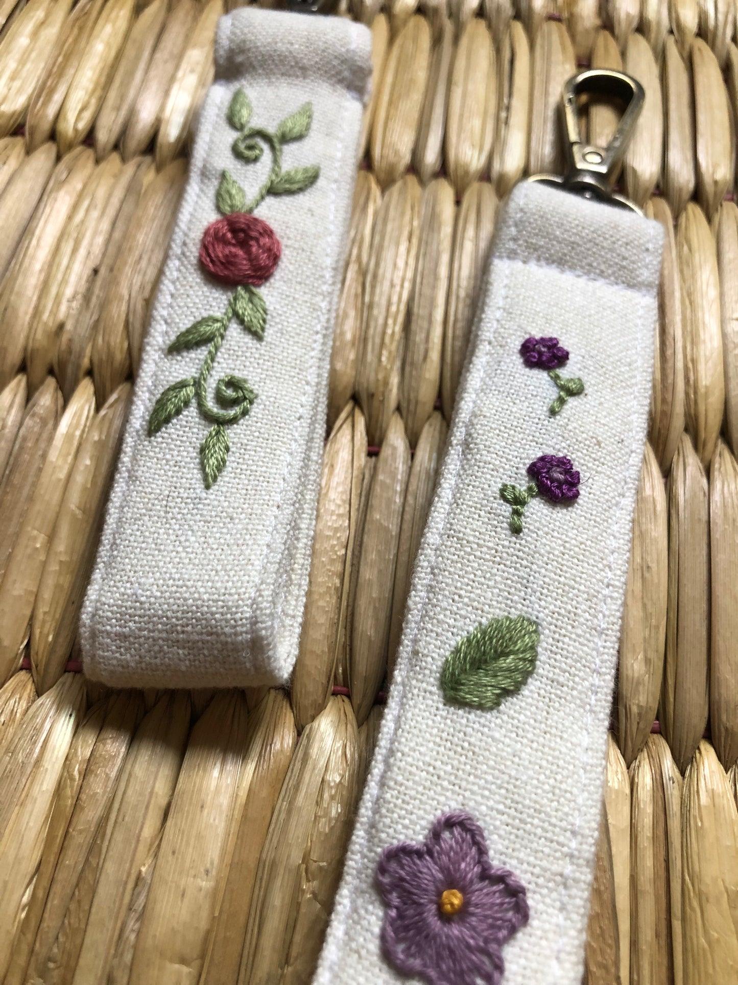 Embroidered Wristlets (set of 2)