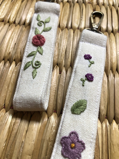Embroidered Wristlets (set of 2)