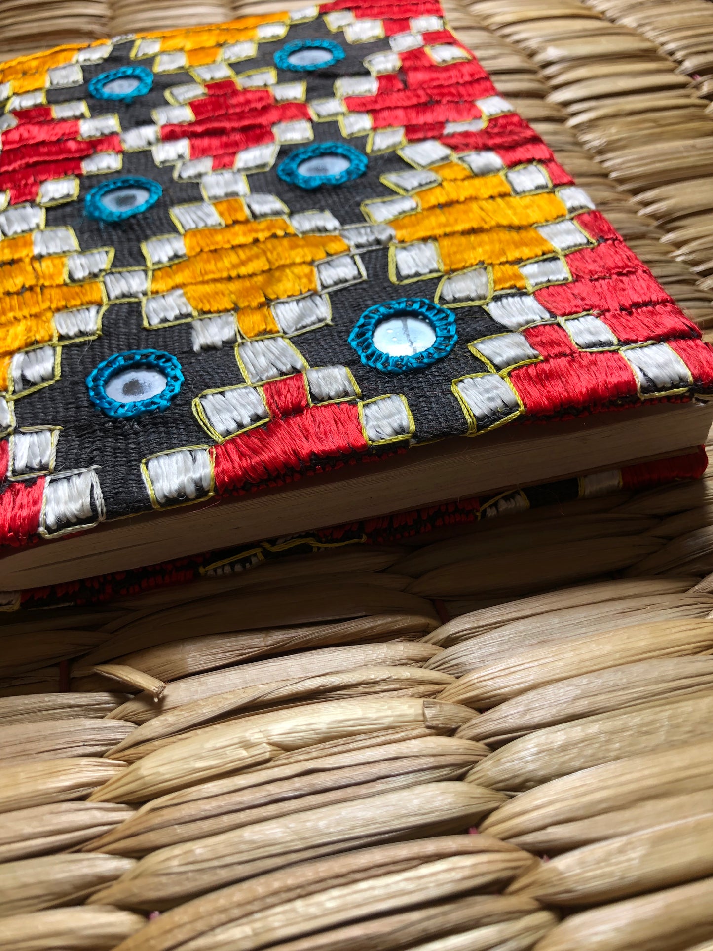 Hand-Embroidered Handmade Paper Journal