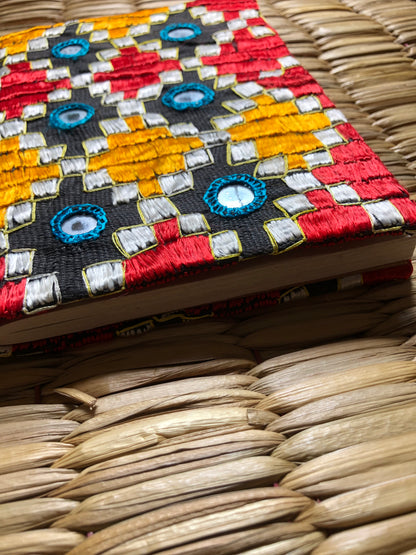 Hand-Embroidered Handmade Paper Journal